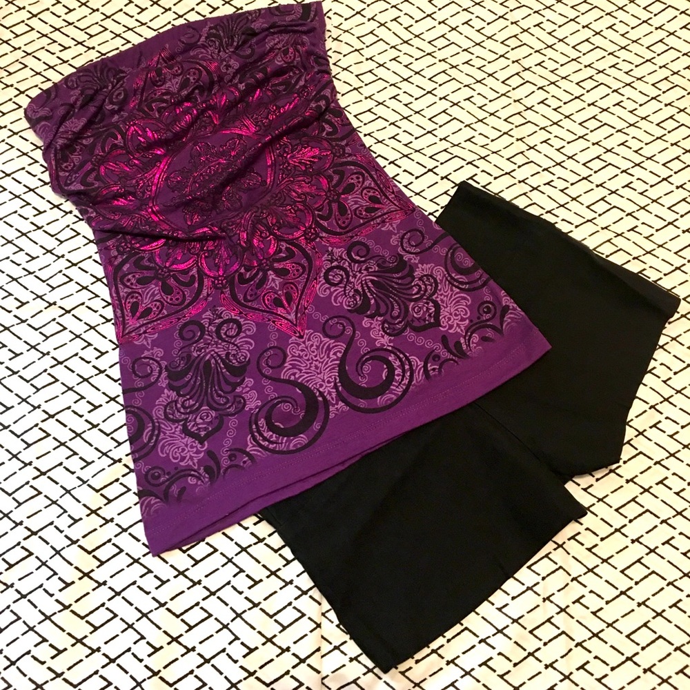 Really cute purple tube top!!